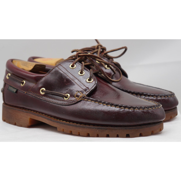 Eastland Seville Boat Shoe Oxblood Leather US Men's 11M - Picture 6 of 13